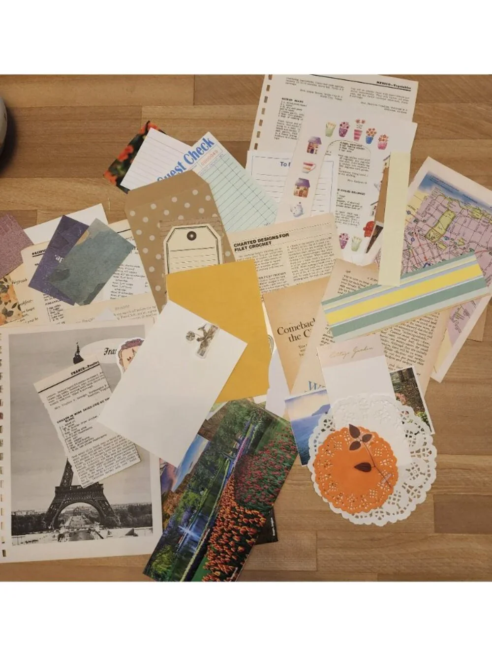 70 + Piece Ephemera Lot Junk Journal Scrapbooking Paper Supplies Mixed Bundle